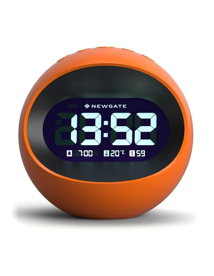 Centre Of The Earth Lcd Alarm Clock Pumpkin Orange image 1