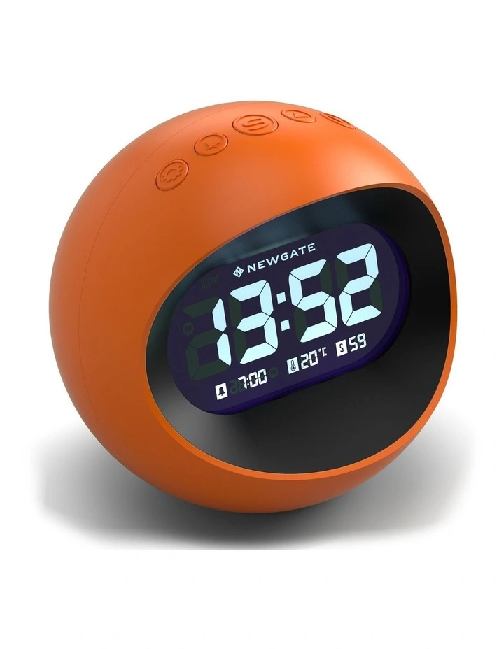 Centre Of The Earth Lcd Alarm Clock Pumpkin Orange image 4