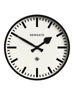 Railway Clock Black