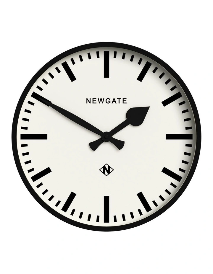 Railway Clock Black image 1