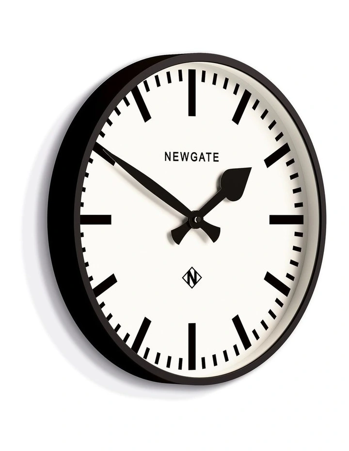 Railway Clock Black image 2