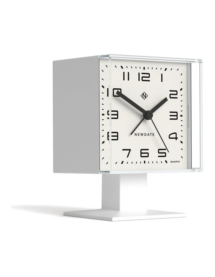 Victor Alarm Clock Pebble White image 2