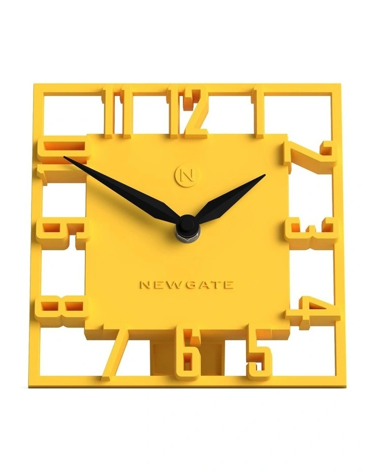 Highline Mantel Clock-Yellow image 1