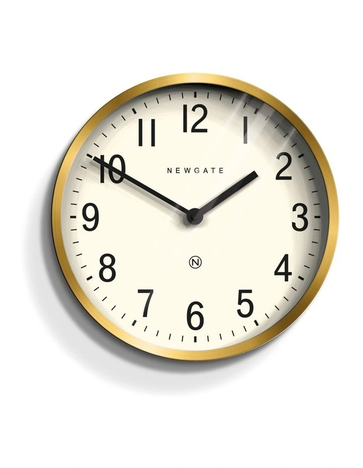 Master Edwards Clock Radial Brass image 1