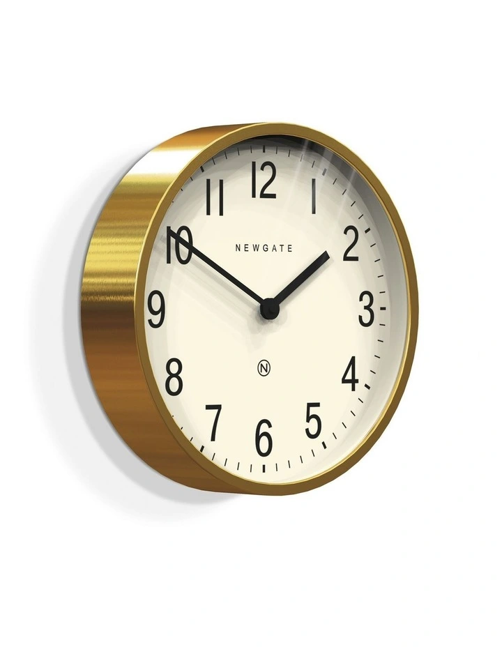 Master Edwards Clock Radial Brass image 2