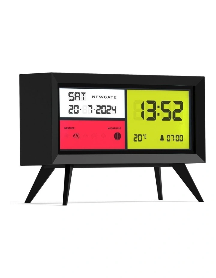 Spectronoma Lcd Alarm Clock Matte Black image 2