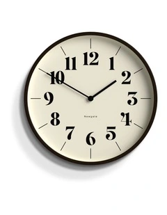 Mr Clarke Clock Dark Wood Hopscotch Dial