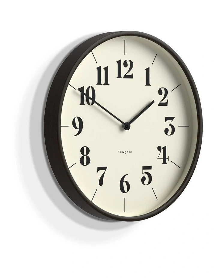 Mr Clarke Clock Dark Wood Hopscotch Dial image 2