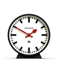 Railway Mantel Clock Cave Black