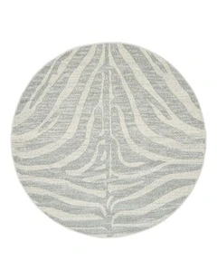 Chrome Savannah Round Rug