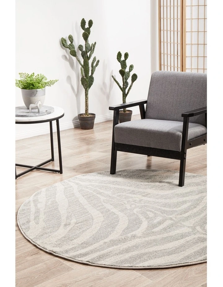 Chrome Savannah Round Rug image 3