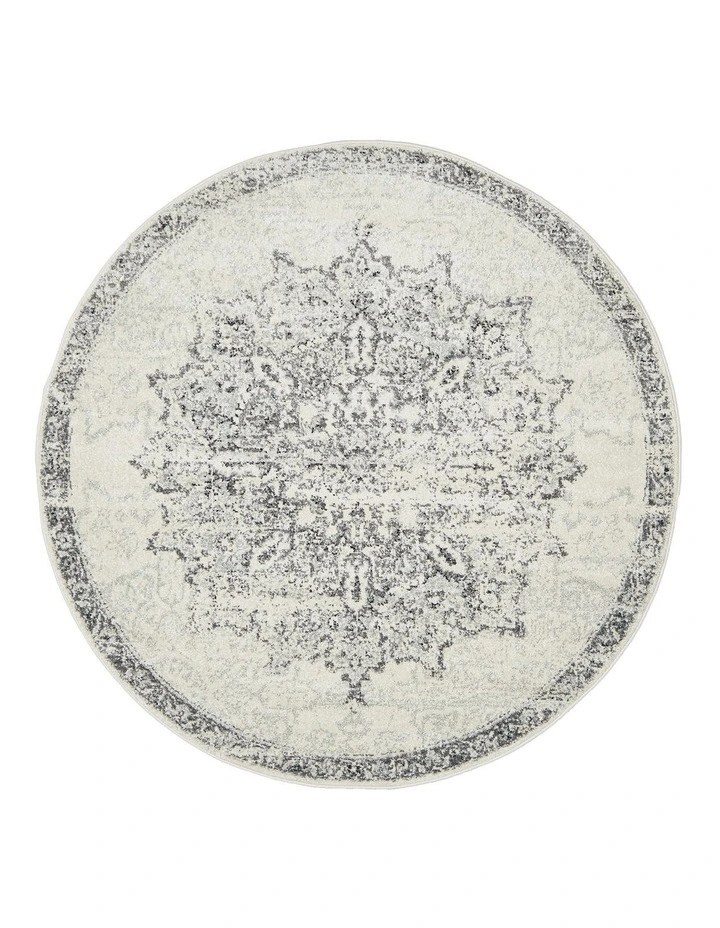 Chrome Rita Round Rug image 1