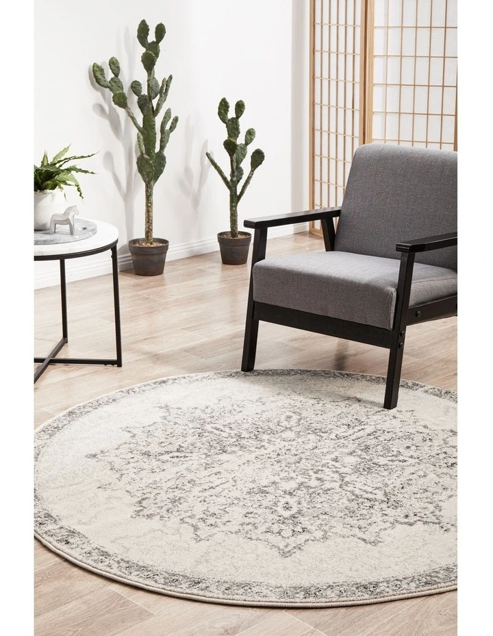 Chrome Rita Round Rug image 3