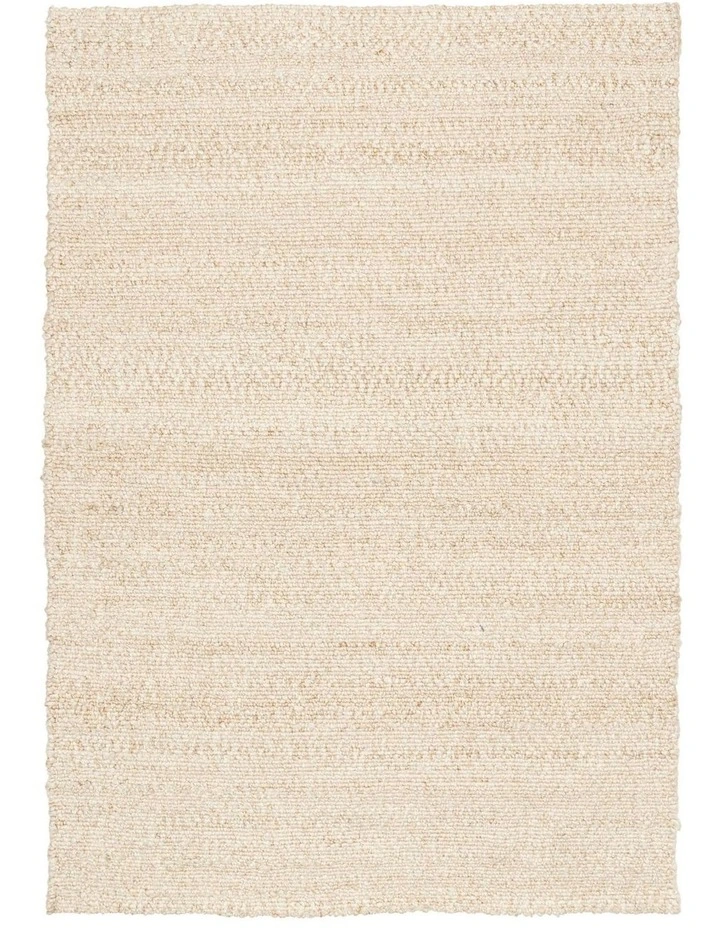 Providence Washable Hand Woven Rug in Cream image 1