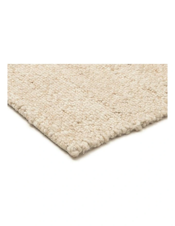 Providence Washable Hand Woven Rug in Cream image 2