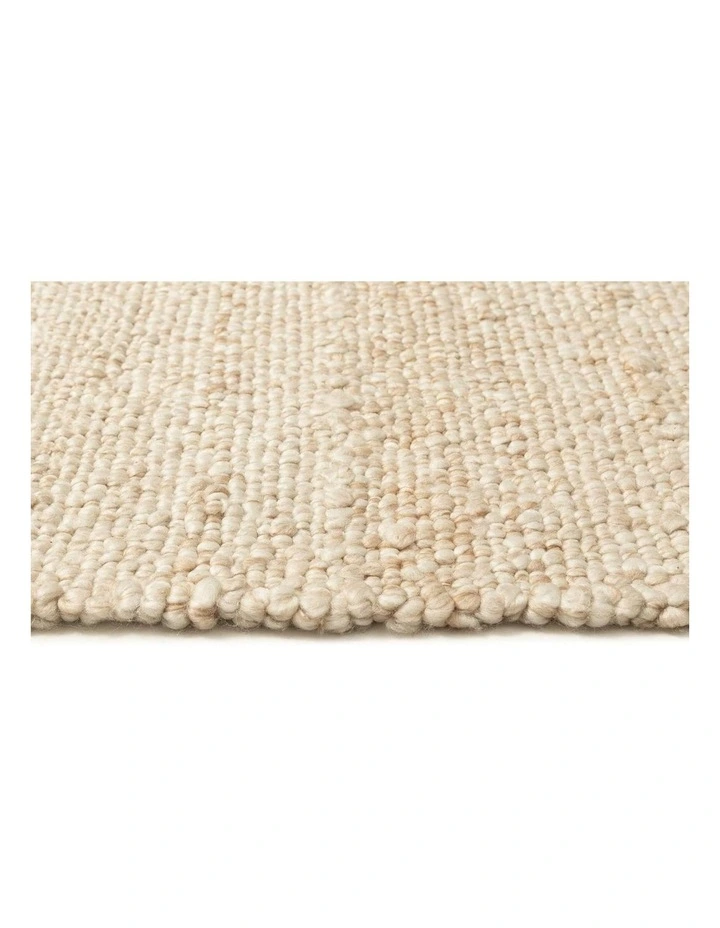 Providence Washable Hand Woven Rug in Cream image 4