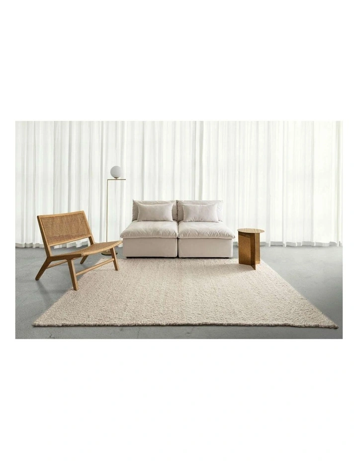 Providence Washable Hand Woven Rug in Cream image 6