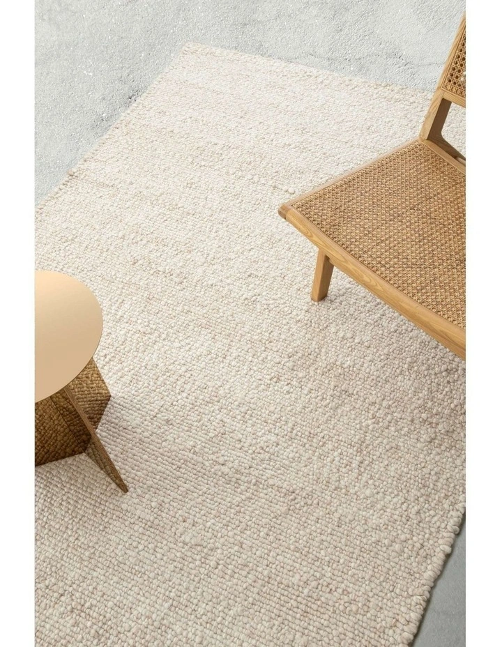 Providence Washable Hand Woven Rug in Cream image 7