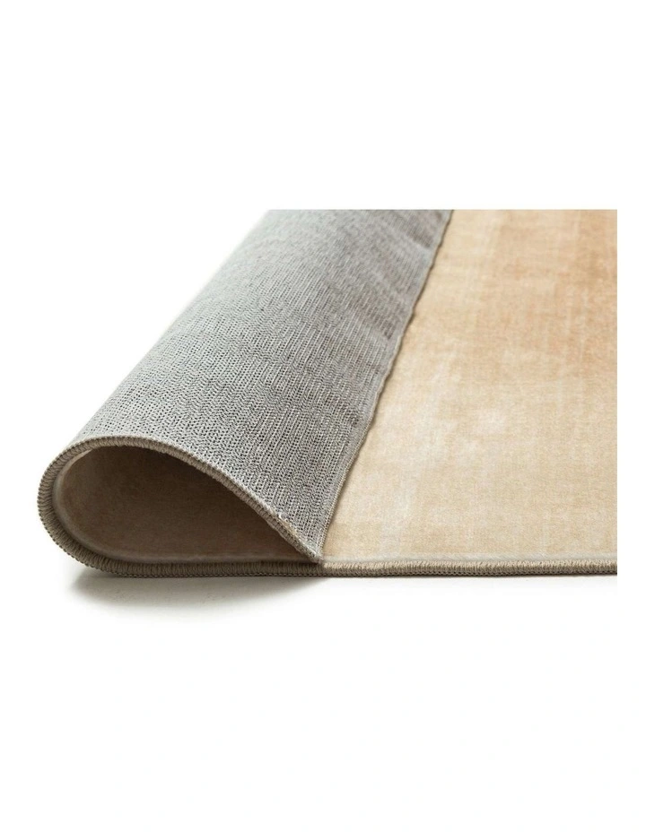 LOOPSIE DECARTUR LIGHT BROWN WASHABLE RUG image 3