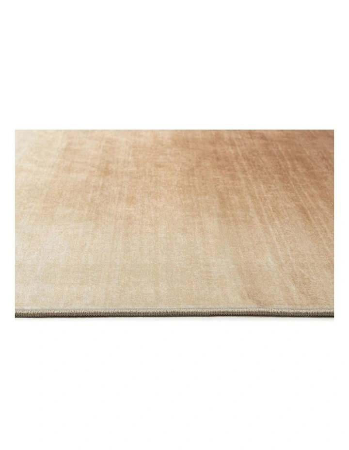 LOOPSIE DECARTUR LIGHT BROWN WASHABLE RUG image 4
