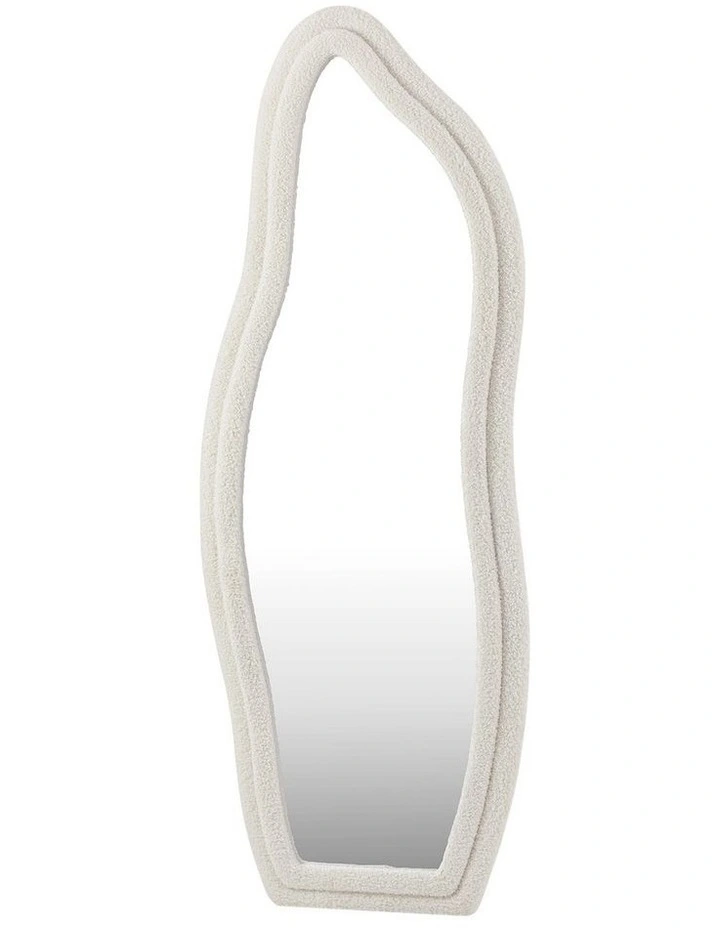 Oikiture Full Length Mirror Boucle Floor Mirrors Dressing Wall Mounted 160cm image 1