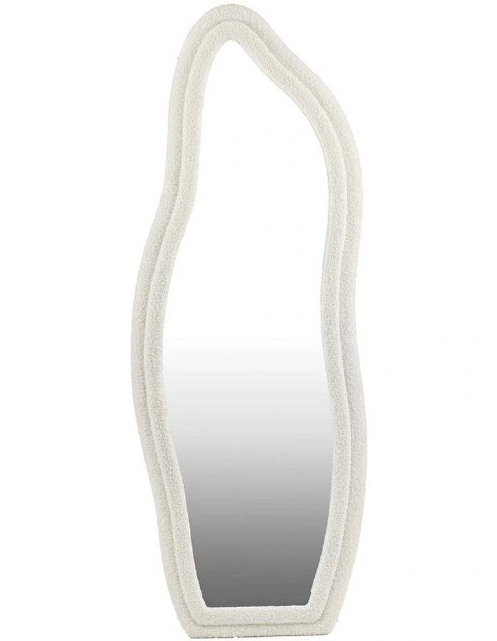 Oikiture Full Length Mirror Boucle Floor Mirrors Dressing Wall Mounted 160cm image 2