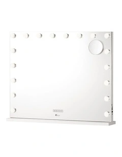 Oikiture Bluetooth Hollywood Makeup Mirror 18 LED Light 80x62cm Vanity Mirrors
