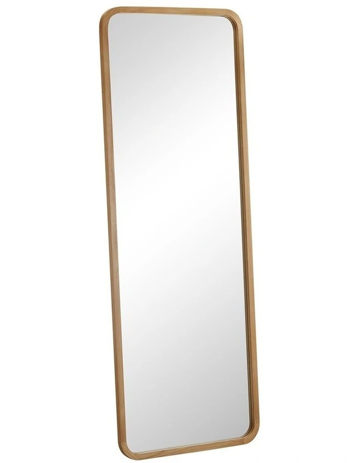 Oikiture Wooden Full Length Mirror 180x70cm Rectangle Dressing Floor Mirrors image 1