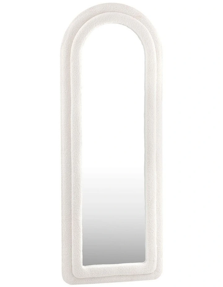 Oikiture 1.6M Full Length Mirror Boucle Frame Floor Mirrors Dressing Bedroom image 1