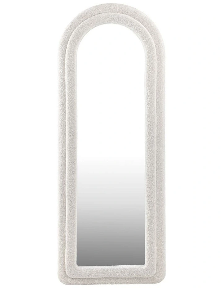Oikiture 1.6M Full Length Mirror Boucle Frame Floor Mirrors Dressing Bedroom image 2