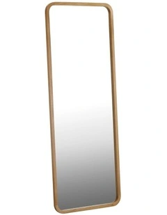 Oikiture Wooden Full Length Mirror 166x60cm Rectangle Dressing Floor Mirrors