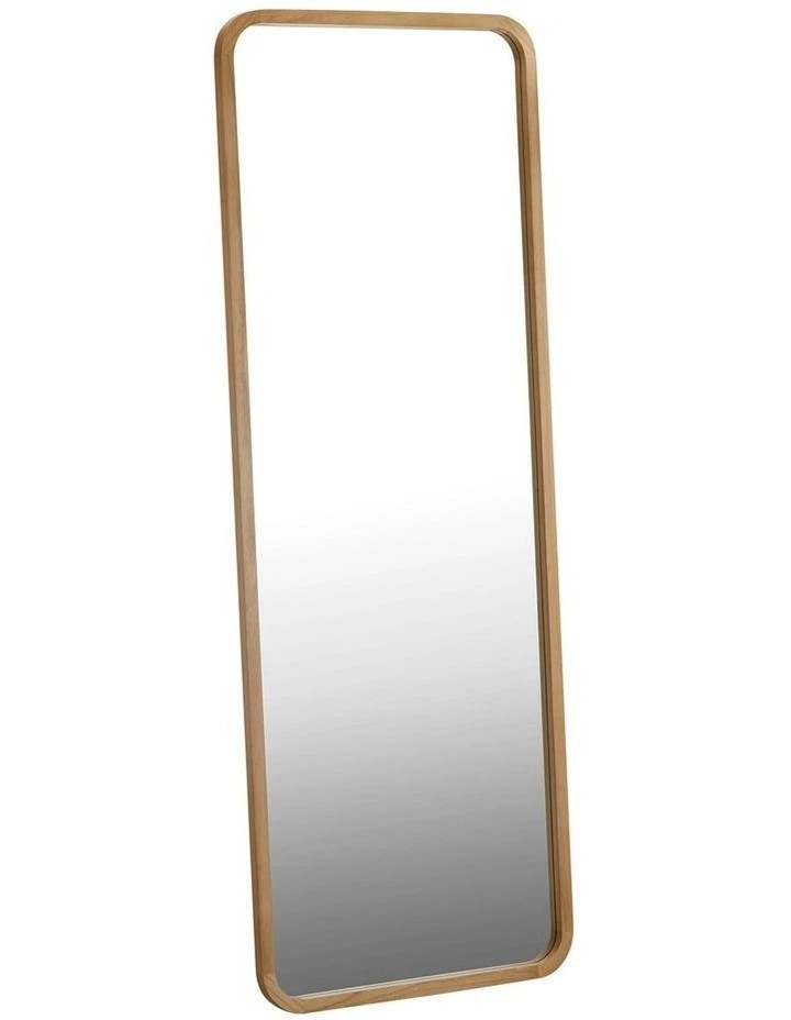 Oikiture Wooden Full Length Mirror 166x60cm Rectangle Dressing Floor Mirrors image 1