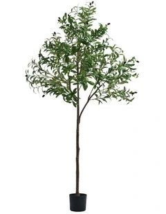 Livsip 180cm Artificial Olive Tree Lifelike Faux Potted Plants Home Decor