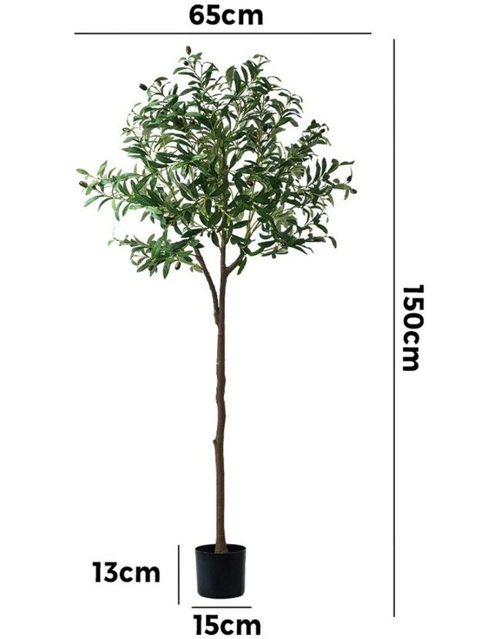Livsip 150cm Artificial Olive Tree Lifelike Faux Potted Plants Home Decor image 3
