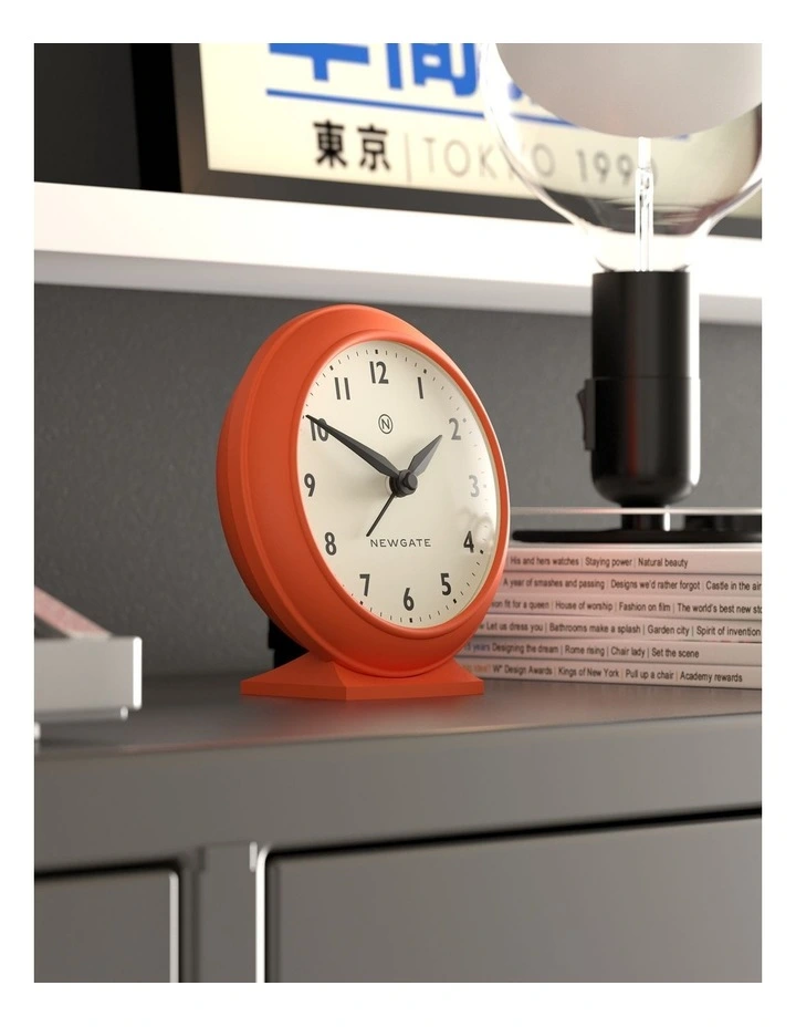 Newgate Pacific Mantel Clock-Pumpkin Orange image 4