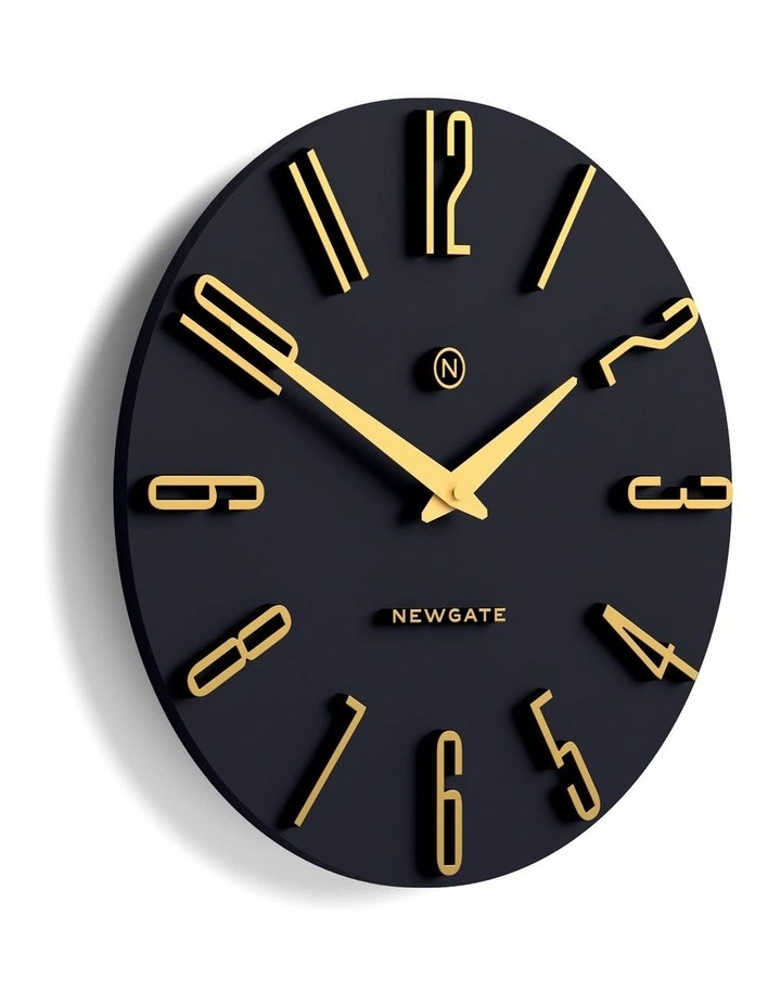 Newgate Empire State Wall Clock-Petrol Blue image 2