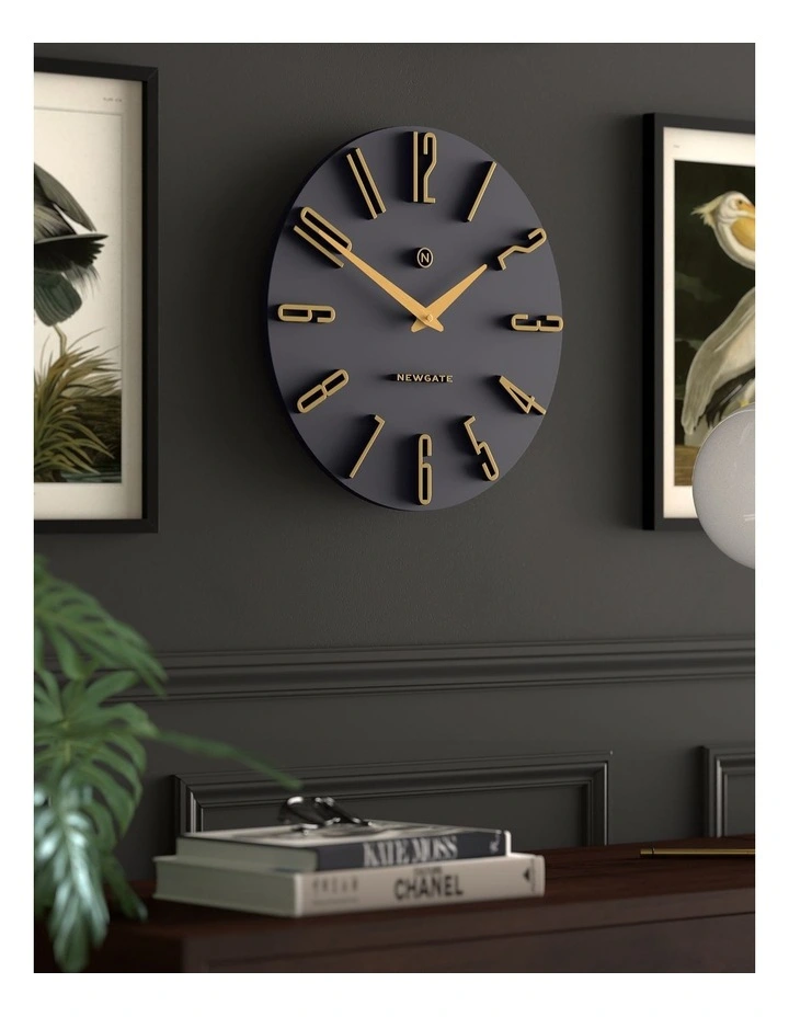 Newgate Empire State Wall Clock-Petrol Blue image 4