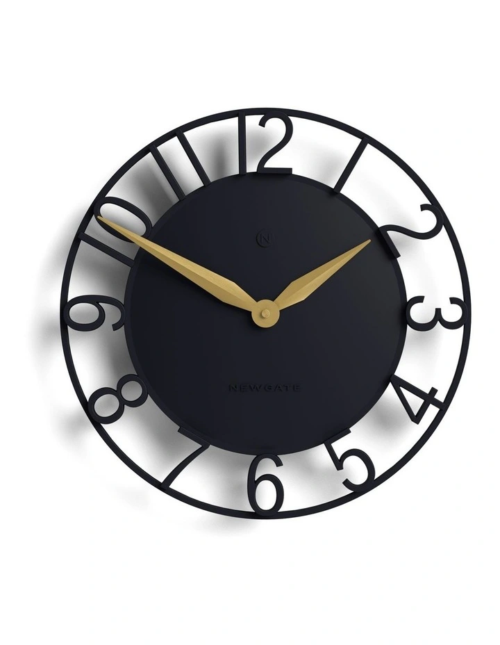 Newgate Time Traveller Wall Clock-Petrol Blue image 1