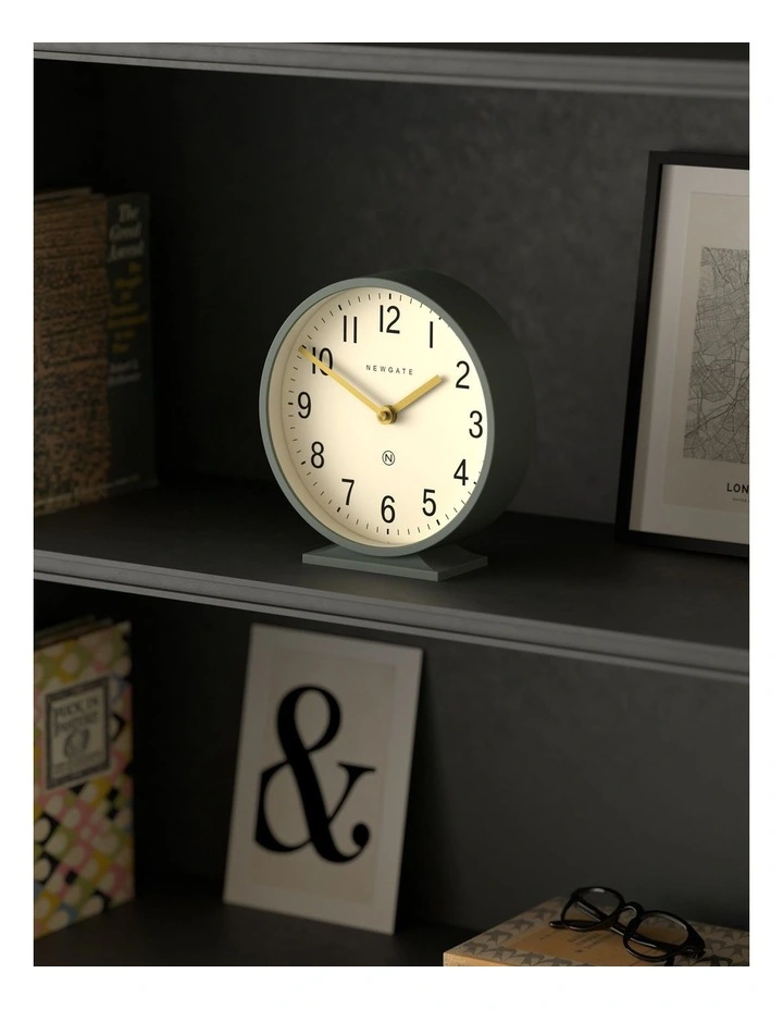 Newgate Q Mantel Clock-Asparagus Green image 4