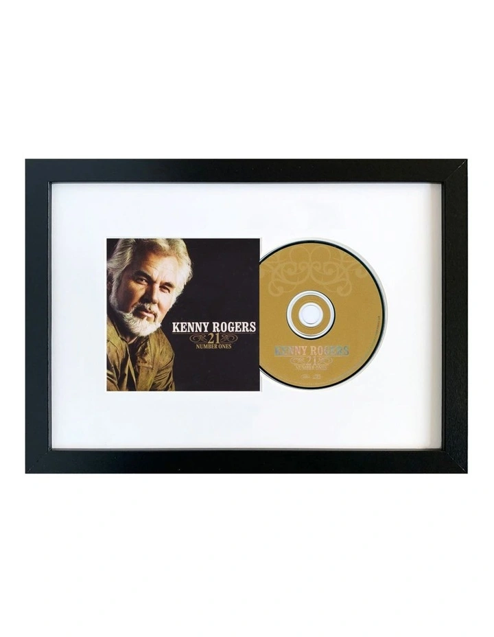 Kenny Rogers - 21 Number Ones - CD Framed Album Art image 1