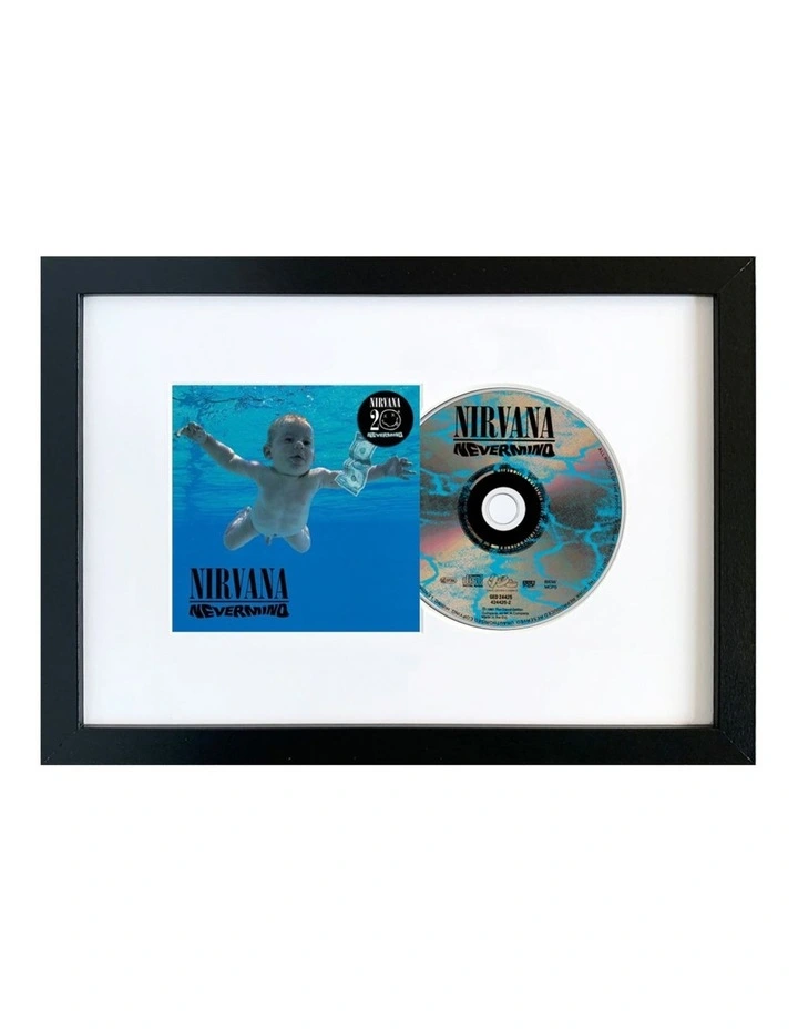 Nirvana - Nevermind 20th Anniversary - CD Framed Album Art image 1