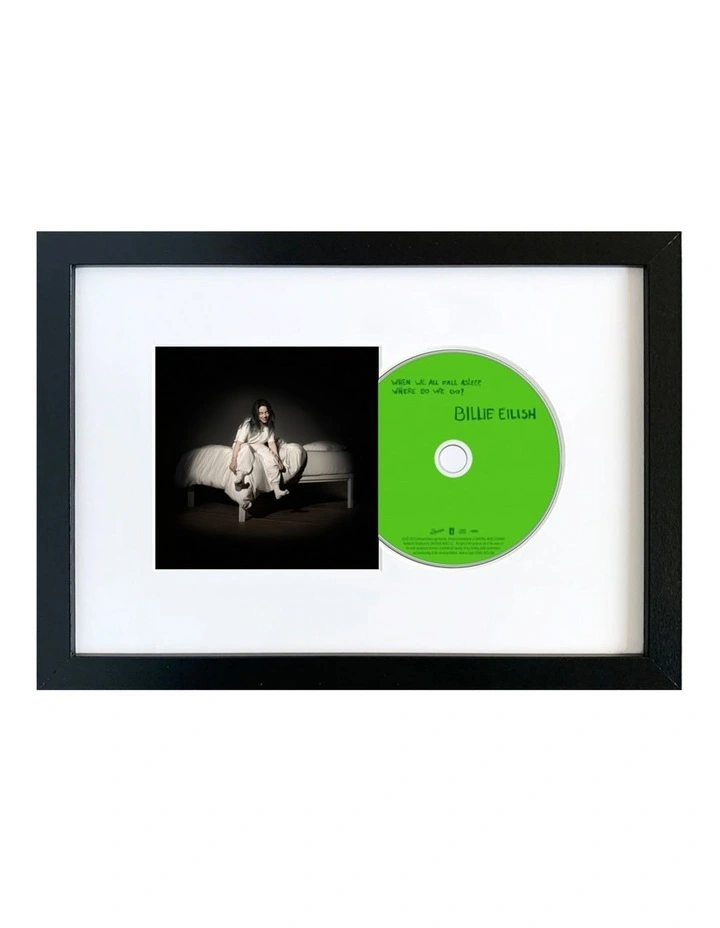 Billie Eilish - When We All Fall Asleep Where Do We Go - CD Framed Album Art image 1