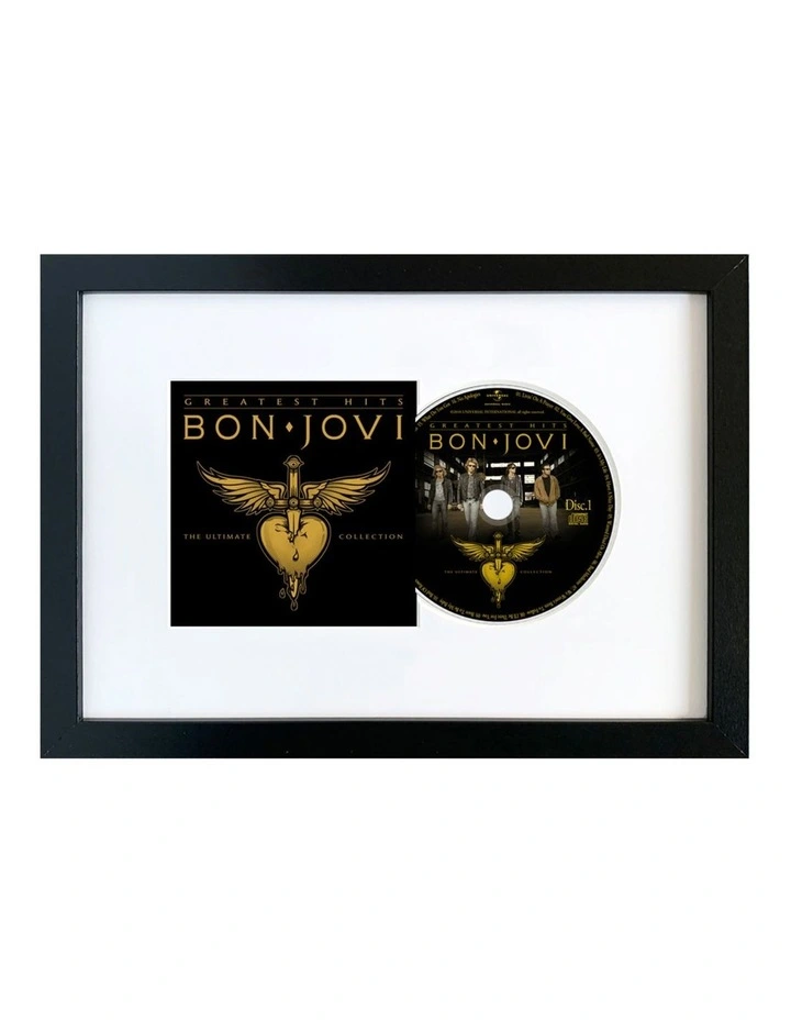 Bon Jovi - Bon Jovi Greatest Hits - CD Framed Album Art image 1