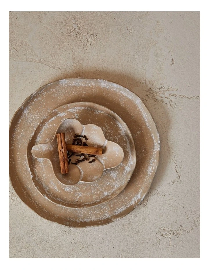Mara Round Plate Small 21x20x2cm Whitewash image 5