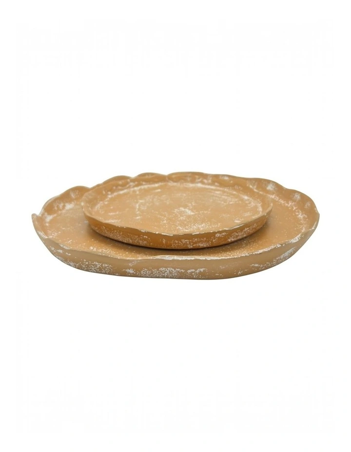 Mara Round Plate Small 21x20x2cm Terracotta image 4