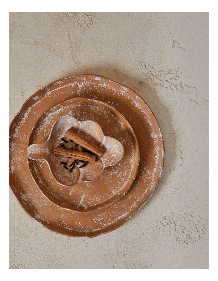 Mara Round Plate Small 21x20x2cm Terracotta image 5