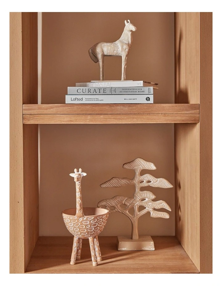 Mara Horse Sculpture 18x10x22cm Whitewash image 3
