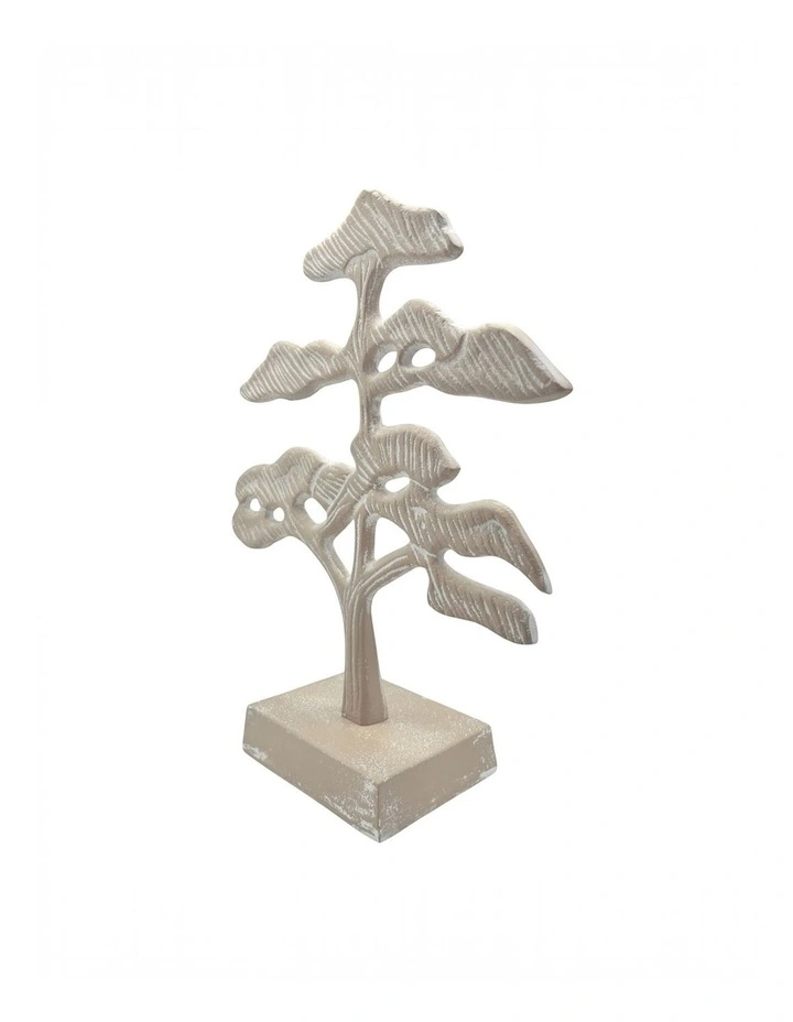 Mara Tree of Life 28x9x34cm Whitewash image 2