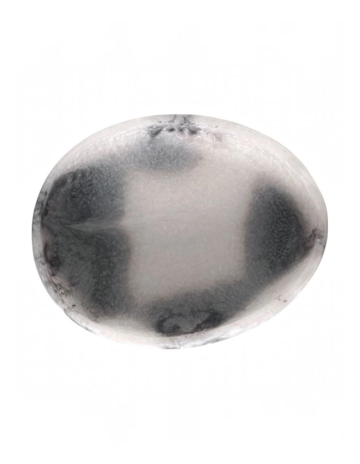 Orion Organic Resin Bowl 20x15.5x4.8cm Grey Stone Matt image 3