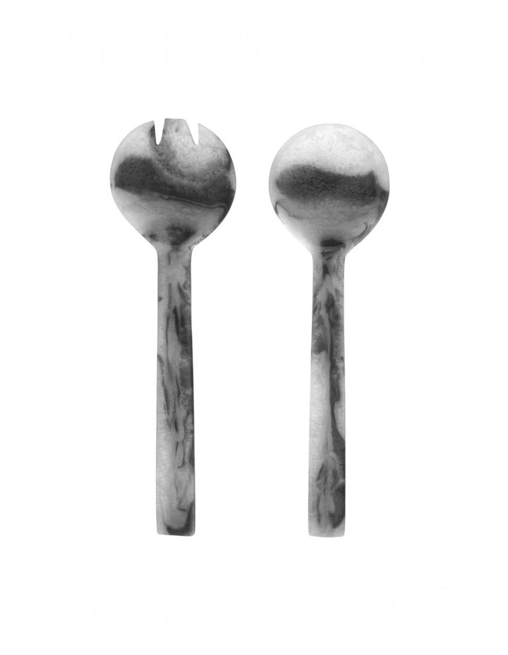 Orion Salad Server Pair 27x8x2cm Grey Stone Matt image 2